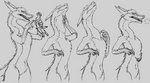 4_fingers abdominal_bulge ambiguous_gender anthro anthro_pred anthro_prey back_spikes belly_tuft biped blush bottomwear breath burping cheek_tuft claws clothed clothing dominant dominant_ambiguous dominant_anthro duo extreme_size_difference eye_contact eyes_closed facial_tuft fangs finger_claws fingers fluffy fluffy_tail fur fur_tuft gesture grey_background half-closed_eyes hand_gesture hand_on_belly hand_on_chest head_tilt head_tuft holding_character larger_ambiguous larger_anthro larger_pred long_tail looking_at_another micro micro_in_hand narrowed_eyes navel neck_bulge neck_tuft nude open_mouth oral_vore paws pointing pointing_at_belly restrained shirt shorts side_view simple_background size_difference small_tail smaller_ambiguous smaller_anthro soft_vore spikes spikes_(anatomy) standing swallowing tail teeth three-quarter_view topwear tuft vore wide_eyed verkele mythology kyli_(verkele) ambiguous_species dragon furred_dragon furred_scalie mammal mustelid musteline mythological_creature mythological_scalie scalie stoat true_musteline weasel 2021 black_and_grey digital_drawing_(artwork) digital_media_(artwork) greyscale line_art monochrome multiple_scenes portrait sketch three-quarter_portrait unfinished