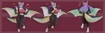 4_toes 5_fingers anthro barefoot big_breasts black_clothing black_jacket black_leggings black_legwear black_topwear breasts clothed clothing feet female fingers green_body green_highlights green_scales hair heart_symbol highlights_(coloring) jacket leggings legwear long_hair looking_at_viewer membrane_(anatomy) membranous_wings multicolored_body multicolored_scales purple_eyes purple_hair red_background red_clothing red_topwear scales simple_background solo tail tan_body tan_scales toes topwear two_tone_body two_tone_scales wings magnaomega mythology emanuela_(dragonmaster2653) dragon mythological_creature mythological_scalie scalie 2023 3d_(artwork) absurd_res digital_media_(artwork) hi_res