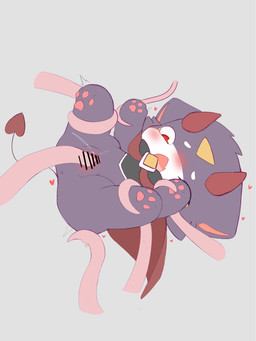 bodily_fluids censor_bar female fur genital_fluids genitals horn nude red_eyes red_horn solo tail vaginal kaenz pleasant_goat_and_big_big_wolf xiaomo_(character) demon spirit absurd_res censored digital_media_(artwork) hi_res