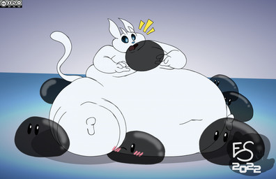 ambiguous_gender anthro belly belly_expansion big_belly big_cheeks big_moobs black_body black_mouth black_sclera blue_background blue_eyes blue_nose blush body_inflation cheek_expansion chubby_cheeks expansion grey_background group huge_belly huge_cheeks huge_moobs huge_thighs hyper hyper_belly hyper_inflation hyper_thighs inflation logo male moob_expansion moobs morbidly_obese morbidly_obese_anthro morbidly_obese_male navel obese obese_anthro obese_male open_mouth overweight overweight_anthro overweight_male pink_tongue simple_background sitting slime_in_mouth slime_inflation tail thick_thighs thigh_expansion three-quarter_view tongue weight_gain white_body white_ears white_eyes white_tail eileensamoyed microsoft ori_(series) xbox_game_studios ori_(ori) goo_creature guardian_spirit 2022 artist_logo colored digital_media_(artwork) flat_colors
