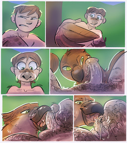 abstract_background balls beak beak_fetish beak_growth beak_play beak_sex beakjob bestiality blush bodily_fluids brown_body dripping duo erection feathers feral forest forest_background gender_transformation genital_fluids genitals genitals_shrinking green_background growth human_on_feral interspecies male mid_transformation mtf_transformation nature nature_background nude oral penis penis_shrinking penis_to_vagina_tf plant precum precum_drip realistic_wings sex shrinking simple_background size_transformation sky species_transformation transformation transformation_through_sex tree wings zoba_(artist) yksteldus accipitrid accipitriform avian bird buteo chickenhawk human humanoid mammal red-tailed_hawk comic digital_drawing_(artwork) digital_media_(artwork) hi_res