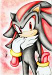 clothing gloves handwear looking_at_viewer male red_eyes solo shilumi sega sonic_the_hedgehog_(series) shadow_the_hedgehog eulipotyphlan hedgehog mammal 2010 hi_res