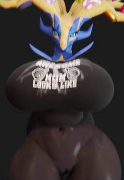 anthro antlers big_breasts blue_eyes bottomless bouncing_breasts breasts clothed clothing curvy_figure female genitals hip_sway horn looking_at_viewer pokemorph solo thick_thighs voluptuous vulva xlkev nintendo pokemon deer generation_6_pokemon legendary_pokemon mammal pokemon_(species) xerneas xerneas_(active_mode) 3d_(artwork) 3d_animation animated digital_media_(artwork) hi_res loop no_sound short_playtime video