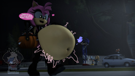 abdominal_bulge anthro clothed clothing dialogue female female_anthro female_pred female_prey group heart_symbol holidays male neighborhood onomatopoeia outside sound_effects speech_bubble street text trick-or-treating vore willing_prey nachohashira halloween idw_publishing sega sonic_the_hedgehog_(comics) sonic_the_hedgehog_(idw) sonic_the_hedgehog_(series) amy_rose blaze_the_cat exe_(revie) tails_doll tangle_the_lemur whisper_the_wolf animate_inanimate canid canine canis domestic_cat eulipotyphlan felid feline felis hedgehog lemur mammal primate ring-tailed_lemur strepsirrhine wolf 16:9 2025 3d_(artwork) 4k absurd_res digital_media_(artwork) english_text hi_res watermark widescreen