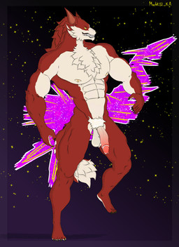 abdominal_bulge anthro ball_tuft balls biceps big_balls big_muscles big_pecs body_hair chest_hair claws clothing fangs genitals glans gradient_background hair handwear long_hair long_tail male multiple_poses muscular muscular_anthro muscular_male nipples nude_male pawpads pecs penis plantigrade_pawpads pose pubes pubic_fuzz side_view simple_background solo star surrealism tail teeth toe_claws tuft vein veiny_penis machki12_ka epic_games fortnite mythology lycan_west_(fortnite) canid canine canis humanoid mammal mythological_canine mythological_creature werecanid werecanine werecreature werewolf wolf absurd_res hi_res