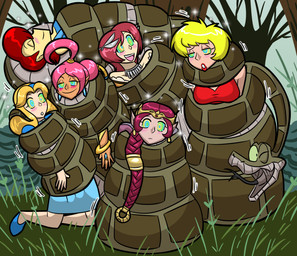 blonde_hair coiling coiling_around_body female forest group hair hypnosis hypnotic_eyes imminent_vore looking_at_viewer mind_control one_eye_closed pink_hair plant purple_hair red_hair tree wink winking_at_viewer maggotmike sega sonic_and_the_black_knight sonic_and_the_secret_rings sonic_storybook_series sonic_the_hedgehog_(series) the_jungle_book kaa_(jungle_book) madonna_garnet maria_robotnik merlina_the_wizard princess_elise_the_third sally_acorn shahra_genie_of_the_ring human mammal reptile scalie snake hi_res