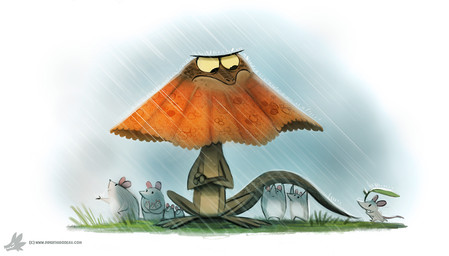 ambiguous_feral ambiguous_gender annoyed black_eyes brown_body brown_scales dot_eyes feral fur grass grey_body grey_fur group humor plant pun raining running scales simple_eyes tan_body tan_scales text visual_pun white_body white_fur yellow_eyes young piper_thibodeau lizard mammal mouse murid murine reptile rodent scalie 2015 digital_media_(artwork) digital_painting_(artwork) painting_(artwork) url