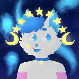 anthro cosmic_background male solo space space_background star starpupcat unknown_artist 1:1 digital_media_(artwork) hi_res