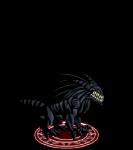 feral simple_background solo miltoniusarts artix_entertainment oversoul dread_hound canid canine demon mammal alpha_channel official_art