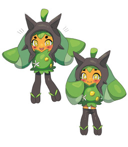 2_toes ambiguous_gender blush blush_lines clothing emanata fangs feet legwear looking_at_viewer open_mouth pantyhose pantyhose_down simple_background solo star_eyes teeth toes yellow_eyes batrobin_k nintendo pokemon generation_9_pokemon humanoid legendary_pokemon ogerpon pokemon_(species) 2025 hi_res female_(lore)