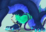 bodily_fluids cum cum_on_ground egg egg_in_urethra erection feral genital_fluids low-angle_view male oviposition ovipositor penetration slit_penetration slit_play solo tentacle_in_slit tentacle_in_urethra tentacle_ovipositor tentacle_penetration tentacles urethral urethral_penetration drunksdragon european_mythology mythology drayuu_(drayuu_dreex) dragon mythological_creature mythological_scalie scalie western_dragon absurd_res hi_res