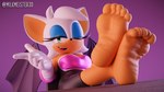 3d_(artwork) absurd_res anthro artist_name bat bat_wings big_ears blue_eyes clothed clothing curling_toes digital_media_(artwork) eyelashes feet feet_together female foot_fetish fur gesture gloves hair half-closed_eyes hand_gesture handwear hi_res lipstick looking_at_viewer makeup mammal markings membrane_(anatomy) membranous_wings milkmeister3d mole_(marking) narrowed_eyes one_eye_closed pointing rouge_the_bat sega simple_background soles solo sonic_the_hedgehog_(series) tan_body toes twitter_handle white_body white_fur white_hair wings wink