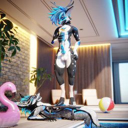 animal_genitalia animal_penis anthro anthro_on_anthro ball_crush ball_squeeze balls bdsm biped black_body black_fur blue_body blue_fur blue_penis bodily_fluids canine_genitalia canine_penis claws clothing cock_and_ball_torture cockbox crush cum cum_dripping_from_penis cum_on_penis depth_of_field dominant duo erection feet flat_balls foot_crush foot_fetish foot_on_balls foot_on_penis foot_play fur genital_fluids genital_torture genitals grey_body grey_fur hair hindpaw hoof_fetish hoof_on_penis hooves hooves_on_balls inside knot male moan multicolored_body nude on_ground open_mouth orgasm pain paws penis penis_squeeze reflection sex slim slim_anthro slim_male slim_sub smile standing standing_on_balls standing_on_penis submissive submissive_male summer swimming_pool tail torture trampling white_body white_fur dragonplayer dragonplayer_(character) junefrost canid canine canis deer fox hybrid jex mammal rexouium 1:1 3d_(artwork) 4k absurd_res blender_(artwork) blender_cycles_(artwork) digital_media_(artwork) hi_res