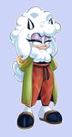 anthro blue_eyes female horn looking_at_viewer mature_female solo thenovika idw_publishing sega sonic_the_hedgehog_(comics) sonic_the_hedgehog_(idw) sonic_the_hedgehog_(series) lanolin's_mother_(sonic) bovid caprine mammal sheep absurd_res hi_res