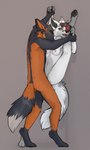 anthro barefoot bite blood bodily_fluids breasts duo feet female female_penetrated fur genitals green_eyes knot knotting male male/female male_penetrating male_penetrating_female neck_bite nipples nude open_mouth orange_body orange_eyes orange_fur pawpads paws penetration penis pinned sex simple_background small_breasts soles tail teeth toes white_body white_fur anonymous_artist jeff_(mrbox) vixineferin_(rebel_vix) arctic_fox canid canine cross_fox fox mammal red_fox true_fox absurd_res digital_drawing_(artwork) digital_media_(artwork) hi_res shaded