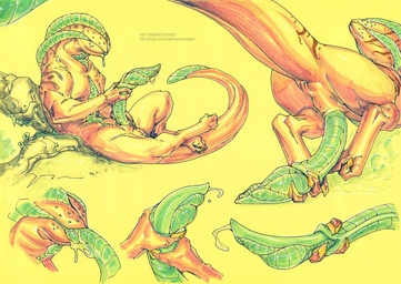 anthro autofellatio big_penis bodily_fluids claws digitigrade erection genitals holding_own_penis holding_penis male masturbation oral oral_masturbation penile penile_masturbation penis solo text ket-dawnatsunset hi_res url