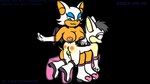 anthro butt_slap clothed clothing crossdressing dominant dominant_female duo female female_spanking_male femboy male male/female slap spanking lextoondog sega sonic_the_hedgehog_(series) fan_character rouge_the_bat bat mammal 16:9 2023 animated hi_res loop short_playtime widescreen