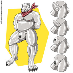 bulge chastity_bulge chastity_device genitals goo_transformation kerchief kerchief_only latex latex_transformation lock_bulge male mostly_nude neckerchief neckerchief_only neckwear null_bulge penis red_latex transformation white_latex xedrykthedragon epic_games fortnite polar_patroller bear mammal polar_bear ursine viverrid 1:1 hi_res