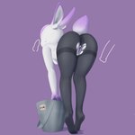 1:1 absurd_res butt clothing duo female genitals green_snake hi_res lagomorph legwear leporid male male/female mammal pantyhose penis pussy rabbit reptile scalie snake stockings