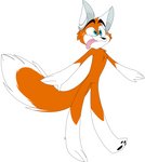 anthro fur long_tail male orange_body orange_fur simple_background solo tail tongue tongue_out white_body white_fur kuramichan zoophobia spam_(zoophobia) canid canine fox mammal 2020 hi_res