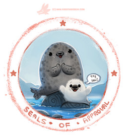 age_difference ambiguous_gender beady_eyes black_eyes clapping dialogue duo feral fur grey_body grey_fur looking_at_viewer open_mouth rock sea simple_background size_difference star text water whiskers white_background white_body white_fur piper_thibodeau aquatic mammal pinniped seal digital_media_(artwork) digital_painting_(artwork) english_text painting_(artwork) parent_(lore) parent_and_child_(lore)