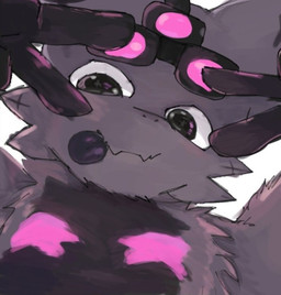 anthro black_body black_clothing black_fur black_gloves black_handwear black_tongue black_underbelly close-up clothing eyewear eyewear_on_head fur gesture gloves goggles goggles_on_head grey_body grey_fur hand_gesture handwear looking_at_viewer male night_vision night_vision_goggles pink_body pink_fur simple_background solo tongue tongue_out v_sign white_background anonymous_artist kaiju_paradise gootraxian lizard nightcrawler_gootraxian reptile scalie