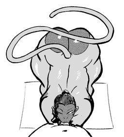 anthro anthro_penetrated big_butt butt duo fellatio female female_on_human female_penetrated first_person_view glistening glistening_body human_on_anthro human_penetrating human_penetrating_anthro human_penetrating_female human_pov interspecies looking_at_viewer male male/female male_on_anthro male_penetrating male_penetrating_anthro male_penetrating_female male_pov one_eye_closed oral oral_penetration penetrating_pov penetration penile penile_penetration penis_in_mouth sex tail thick_thighs wink winking_at_viewer pokuyuno239 monique_(pokuyuno239) haplorhine human mammal monkey primate digital_media_(artwork) greyscale hi_res monochrome