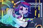 absurd_res disc_jockey equid equine eyewear female friendship_is_magic hasbro hi_res horse mammal my_little_pony party solo uvfox vinyl_scratch_(mlp)