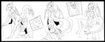 anthro anthro_on_anthro anus areola barely_visible_anus biped black_border blush bodily_fluids border bra breasts butt close-up clothed clothing countershade_legs countershade_neck countershade_tail countershade_torso countershading cunnilingus drooling duo feet feet_first female female/female female_anthro front_view fully_inside fur genitals gloves_(marking) half-closed_eyes heart_symbol kneeling licking licking_lips licking_own_lips looking_at_another looking_at_own_tail looking_back looking_back_at_another markings muffled narrowed_eyes nipples non-mammal_breasts nose_spike nude oral partially_inside pussy rear_view saliva same_size_vore sex simple_background sitting smile spread_legs spreading standing tail tail_fetish tail_mouth tail_play tail_vore text tongue tongue_out underwear unusual_anatomy unusual_tail vaginal vore wings mxl mythology bahamut dragon mythological_creature mythological_scalie scalie 2013 english_text hi_res monochrome sequence