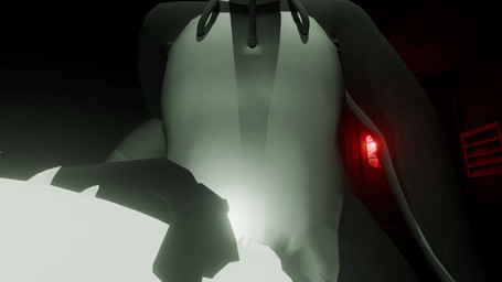 2_penises anthro big_penis breathing fellatio_pov first_person_view genitals glowing glowing_eyes glowing_genitalia glowing_penis green_eyes green_penis grey_body grey_scales huge_penis hyper hyper_genitalia hyper_penis looking_at_viewer machine male multi_genitalia multi_penis penile_spines penis scales solo uhc_901 uhc_901_(character) android robot synth_(vader-san) 16:9 3d_(artwork) 3d_animation animated blender_(artwork) digital_media_(artwork) hi_res loop short_playtime sound video widescreen