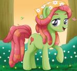 dreadlocks female feral hair red_hair solo the-butcher-x friendship_is_magic hasbro my_little_pony tree_hugger_(mlp) earth_pony equid equine horse mammal pony 2015 hi_res