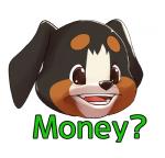 ambiguous_gender animoji front_view open_mouth simple_background solo text white_background manmosu_marimo manizu canid canine canis domestic_dog mammal 2017 digital_media_(artwork) english_text headshot_portrait meme portrait reaction_image