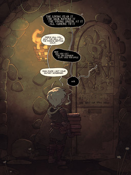 black_clothing black_hoodie black_topwear boots box brown_boots brown_clothing brown_footwear clothed clothed_humanoid clothed_male clothing container dialogue door fire footwear hair hoodie humanoid_pointy_ears male not_furry pizza_box pointy_ears shoes solo speech_bubble standing text topwear white_hair rapscallion dwarf elf humanoid hybrid 2026 absurd_res english_text hi_res