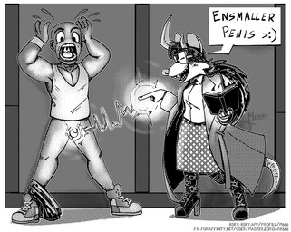 book boots bottomwear bottomwear_down casting clothed clothing footwear genitals genitals_shrinking high_heeled_boots high_heels horn horned_rat magic pants pants_down partially_clothed penis penis_shrinking sharp_teeth shoes shrinking size_transformation skirt spell spellbook surprised tail teeth transformation masterzoroark666 mammal murid murine rat rodent halftone