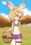 anthro basket blonde_hair bulge container easter_basket egg femboy hair holidays male solo myles myles.engel easter easter_bunny lagomorph leporid mammal rabbit hi_res