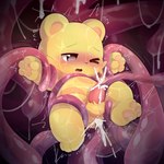 3_toes 4_fingers anal anal_penetration anthro arm_grab balls biped black_eyebrows black_nose blush blush_lines bodily_fluids cheek_tuft chest_grab crying cum cum_in_ass cum_inside cum_splatter ejaculation erection eyebrows facial_tuft feet fingers forced forced_orgasm fur genital_fluids genitals grey_eyes handpaw hindpaw leg_grab male male_anthro motion_lines nude nude_anthro nude_male one_eye_closed open_mouth orange_inner_ear orange_pawpads orgasm pawpads paws penetration penis pink_tentacles rape restrained sex shaking solo suspension sweat sweaty_body tapering_penis tears tentacle_in_ass tentacle_penetration tentacle_rape tentacle_sex tentacles toes tremble_spikes trembling tuft urethral urethral_penetration wet wet_body wet_fur yellow_balls yellow_body yellow_fur young young_anthro young_male sande_(pixiv) bear mammal 1:1 2024 alternate_version_at_source digital_drawing_(artwork) digital_media_(artwork) hi_res