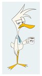 4_fingers anthro beak black_eyes blue_background blue_dress_shirt blue_necktie border closed_frown clothed clothed_anthro clothed_male clothing container cup feather_hair feather_hands feathers feet fingers frown frowning_at_viewer hair half-closed_eyes holding_container holding_cup holding_mug holding_object looking_at_viewer male male_anthro membrane_(anatomy) mouth_closed mug narrowed_eyes necktie no_eyebrows orange_beak orange_feet orange_legs pseudo_hair rolled_up_sleeves short_hair simple_background solo standing straight_legs tail text text_on_mug toes unimpressed webbed_feet white_body white_border white_feathers white_hair white_tail espyfur lenny_ponds anatid anseriform avian bird duck 2022 digital_drawing_(artwork) digital_media_(artwork) english_description english_text flat_colors full-length_portrait hi_res portrait