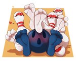 3_toes ambiguous_gender blue_body blush bowling bowling_ball bowling_pin feet foot_fetish foot_focus foot_sniffing group not_furry simple_background sniffing soles toes white_background white_body wrinkled_feet wrinkles itsdante wyer_bowling_(meme) fuckable_pin horny_blue_bowlingball animate_inanimate absurd_res hi_res meme