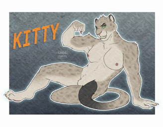 anthro breasts female muscular muscular_female nude nude_female posing_nude solo undergroundpuppy dreamworks the_bad_guys kitty_kat_(the_bad_guys) felid feline mammal hi_res