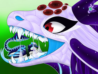 anthro bodily_fluids drooling duo female female/female feral food mantalia_dracolys mouth_shot open_mouth oral_vore rayla_amarilys saliva sushi vore mantalia european_mythology mythology dragon mythological_creature mythological_scalie scalie western_dragon 4:3 hi_res