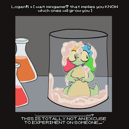 anthro apode avoiding_eye_contact blush bodily_fluids breasts container cum cum_covered cum_in_container cum_in_hair cum_in_jar cumjar dialogue eyewear featureless_breasts female genital_fluids glasses hair jar legless messy micro potion potion_bottle serpentine solo sweat sweatdrop text wearing_glasses corruptedcryptid nintendo pokemon tammy_(corruptedcryptid) draconcopode ekans generation_1_pokemon naga pokemon_(species) pokemon_naga shiny_pokemon english_text hi_res