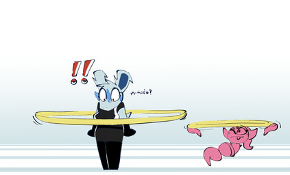 butt duo exclamation_point female female/female fur gender_transformation monobutt mtf_transformation pokemon_speak text transformation transformation_ring transformation_sequence tinypieceofbubblegum nintendo pokemon generation_1_pokemon generation_6_pokemon hoopa hoopa_(confined) human legendary_pokemon mammal nidorina pokemon_(species) hi_res
