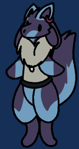 ambiguous_gender anthro blue_body blue_fur dancing dot_eyes ear_piercing ear_ring fur fur_markings mane markings neck_tuft piercing purple_body ring_piercing semi-anthro simple_eyes solo tuft stinkvali nintendo pokemon leon_(stinkvali) canid canine generation_4_pokemon lucario mammal pokemon_(species) animated male_(lore)