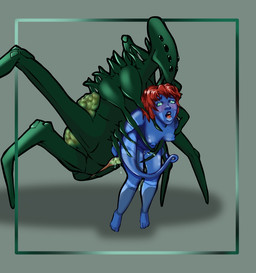 bestiality breasts duo egg egg_sac female female_humanoid female_penetrated feral feral_penetrating feral_penetrating_humanoid humanoid_on_feral humanoid_penetrated hypnosis insectophilia interspecies larger_feral mind_control multi_eye not_furry nude nude_female nude_humanoid oviposition penetration sex size_difference smaller_female smaller_humanoid smaller_penetrated karmacollar arthropod humanoid