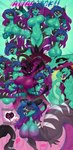 anthro bound duo encasement female female/female forced forced_transformation goo_transformation merging possession takeover transformation transformation_sequence amethystdust alex_(koekoek) zera_(koekoek) goo_creature reptile scalie snake hi_res