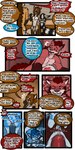 1:2 2021 anal anal_penetration anthro bassariscus biped bodily_fluids butt canid canine canis cobalt_(tatsuchan18) collar comic detailed_background dialogue drooling drooling_tongue duo english_text female fenrir_(tatsuchan18) fur genitals group hair hi_res hybrid looking_pleasured male male/male mammal maned_wolf mink_(tatsuchan18) open_mouth penetration penis procyonid ring-tailed_cat saliva spade_(tatsuchan18) speech_bubble standing tatsuchan18 text wolf