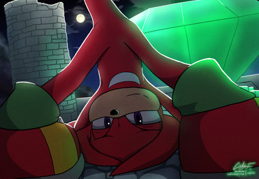 angel_island butt clothed clothing cobblestone featureless_crotch full_moon master_emerald moon mountain null pillar presenting presenting_hindquarters purple_eyes red_body shrine smile smiling_at_viewer codyf0xx sega sonic_the_hedgehog_(series) knuckles_the_echidna echidna mammal monotreme hi_res