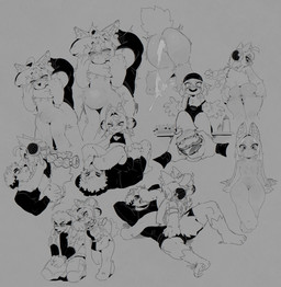after_sex anthro anthro_on_anthro anthro_penetrated anthro_penetrating anthro_penetrating_anthro anus big_butt black_bottomwear black_clothing black_topwear blush bodily_fluids bottomwear butt clothed clothed_anthro clothed_female clothed_male clothing cum cum_expulsion cum_in_ass cum_inside duo feet feet_in_food female female_anthro female_penetrated foot_fetish foot_on_face genital_fluids genitals inner_ear_fluff male male/female male_anthro male_penetrating male_penetrating_female nude nude_anthro nude_female penetration sex topwear tuft vulva goonie-san mihoyo zenless_zone_zero goon_(goonie_san) zhao_(zenless_zone_zero) lagomorph leporid mammal rabbit thiren 2026 absurd_res hi_res