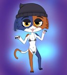 bikini clothing female micro_bikini solo swimwear two-piece_swimsuit riverxa epic_games fortnite meow_skulls felid feline mammal hi_res