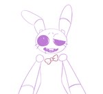 ahegao anthro bodily_fluids bow_tie buckteeth dark_eyes drooling eyelashes female first_person_view floppy_ears looking_pleasured machine open_mouth purple_body saliva solo teeth stitchwool five_nights_at_freddy's scottgames bonnie_(fnaf) weaver_bonnie animatronic lagomorph leporid mammal rabbit robot 2024 digital_media_(artwork) hi_res